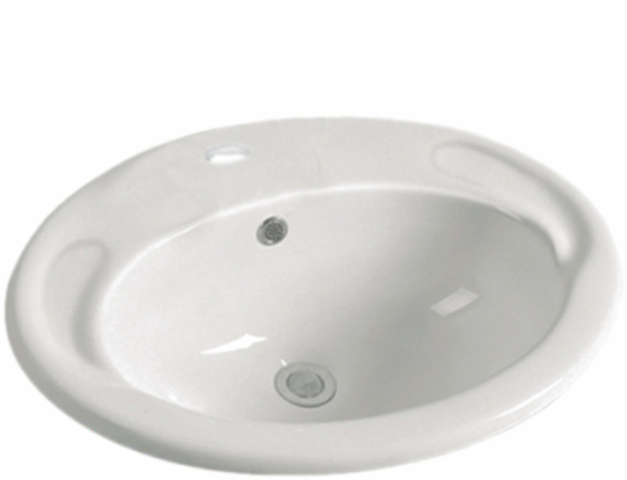 BOWL CEDAX LUZ EMPOTRABLE BLANCO / C. REBOSE / C. PORTA GRIFERIA / 47x41,5x19 cm 318